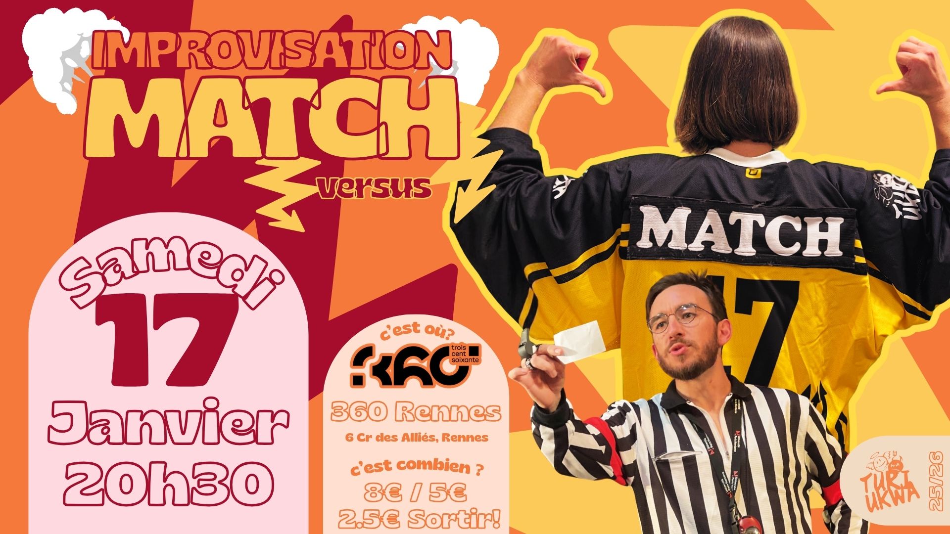 MATCH D&rsquo;IMPRO – La Turi Ukwa VS Les Nougats Rose de Toulouse